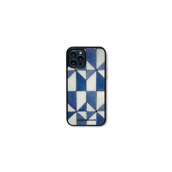 VINTAGE BLUE TILE CASE *GLASS TYPE 빈티지블루 글라스 폰케이스