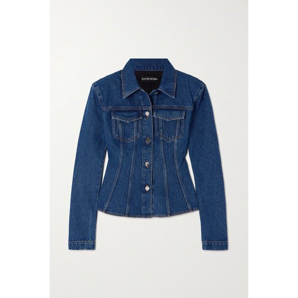 데이비드코마 인디고 패널 데님 재킷 1647597309900466