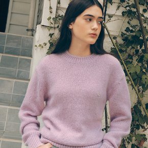 HAIRY BLEND KNIT LAVENDER