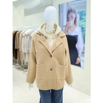 올리브데올리브 [여주점] 여성 후드 레이어드 부클 자켓 YK4WJ322