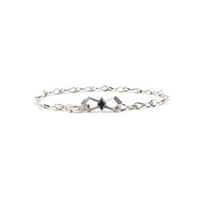 SILVER ORIENTAL ONYX GEMSTONE BRACELET