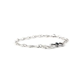 SILVER ORIENTAL ONYX GEMSTONE BRACELET