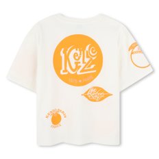 FRUITS STICKERS 로고프린트 반팔 티셔츠(Z255AGT314_화이트)