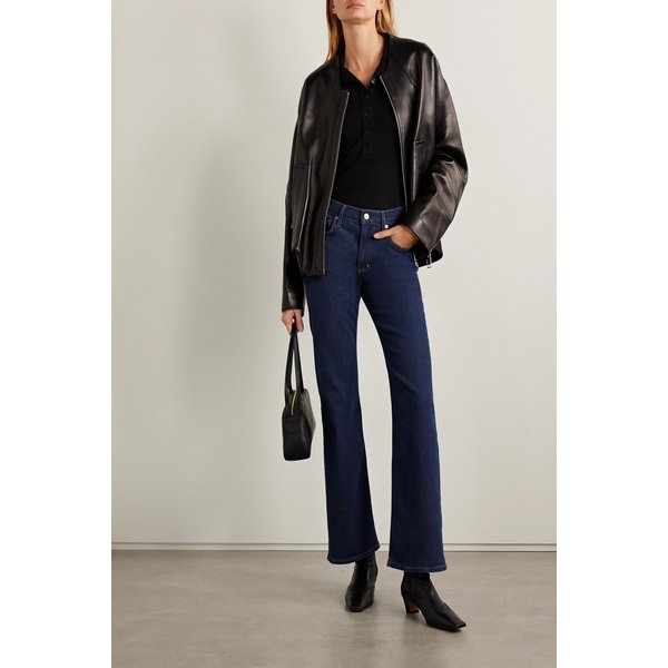 제노바 로우라이즈 부츠컷 진 다크 데님 46376663162940662