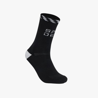 스파이더 [스파이더 본사] 공용 레터링 로고 포인트 양말 SPHFANSC302UBLK