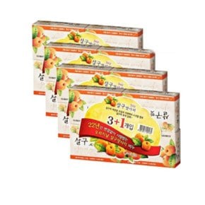 온더바디 살구맛사지 비누 100g 3+1입 4개