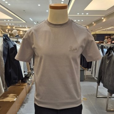 레노마 (한정수량) SS 프리미엄 면소재 데일리 베이지 라운드티 (RPBMTT59A)