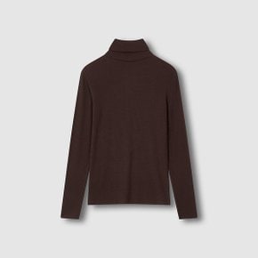 여 발열온감 소프트 립 터틀넥 티셔츠 J115401006071