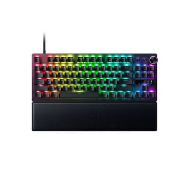 RAZER 레이저 코리아 헌츠맨 V3 프로 TKL US 키보드 래피드 트리거 2세대 아날로그 스위치 텐키리스