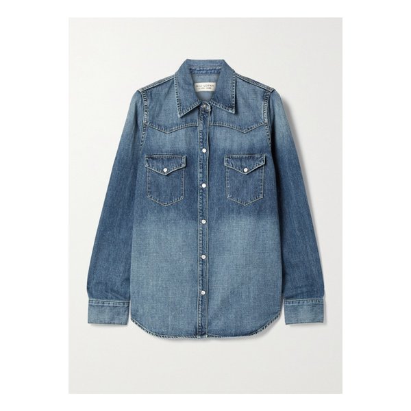 닐리 로탄 트래비스 데님 셔츠 미드 데님 1647597356900361