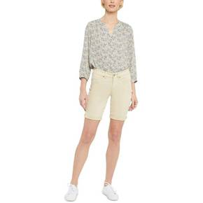 3968970 NYDJ Ella Womens Roll-Cuff Stretch Denim Shorts