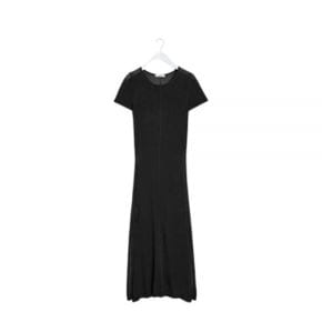 르메르 Column Dress With Slits (DR1104 LK1037 999) (컬럼 슬릿 드레스) 3057161