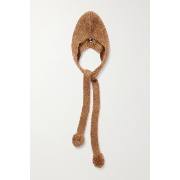 타이 디테일 모헤어 울 블렌드 후드 46376663162904417