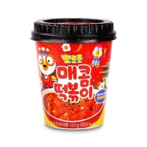 컵볶이 뽀로로 매콤 떡볶이 120g 어린이간식 간편식 (WC39B73)