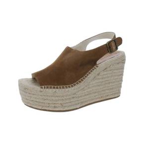 4473959 Soludos Sevilla Womens Leather Platform Espadrille Heels