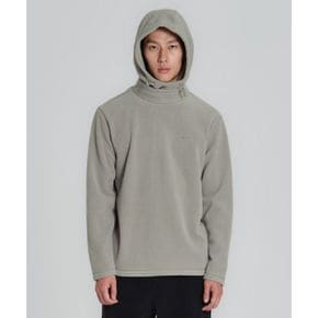 스노우피크 폴라텍100 모크넥 티셔츠 Beige Gray (S23WMTTL02)