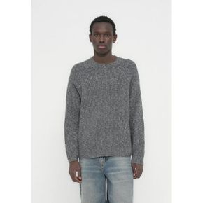 Abercrombie  Fitch 아버크롬비 앤 피치 플렉 크루 에센셜 스웨터 - 점퍼 다크 그레이 7454972