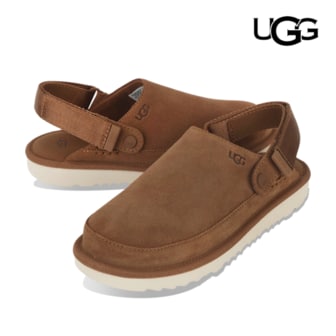 UGG 어 그 슬리퍼 골든스타 클로그 뮬 실내화 체스트넛 1159770K-CHE