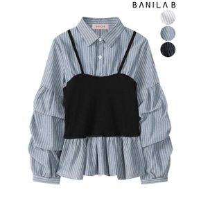 니트뷔스티에 레이어드 블라우스_P436157991