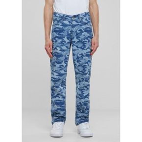 4728546 Urban Classics LASER CAMO - Straight leg jeans bluelasercamo