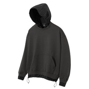 Utility Layered Detail Hoodie (Charcoal) [LSRSCTH106M]