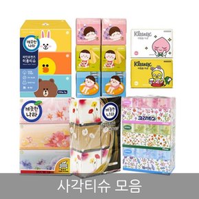 엔츠몰/사각티슈 모음/정사각티슈/각티슈/크리넥스