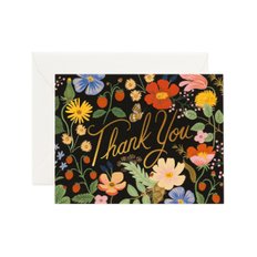 [Rifle Paper Co.] Strawberry Fields Thank You Card