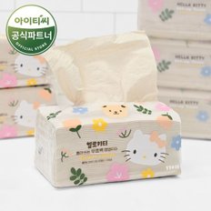 헬로키티 뽑아쓰는 3겹 무표백 팝업티슈 (110매X3개입) 8팩 총 24개