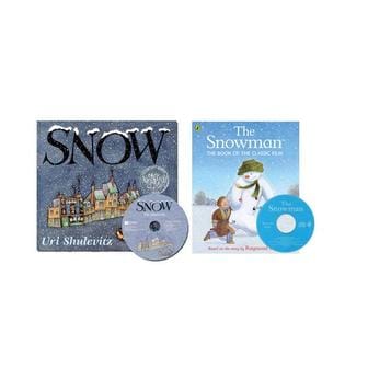 웅진북센 베스트 겨울 노부영 그림책 2종 세트  Book   CD    노부영 Snow   베오영 Snowman