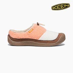 [공식] KEEN 킨 하우저3 패딩 슬리퍼 BIRCH TANGERINE