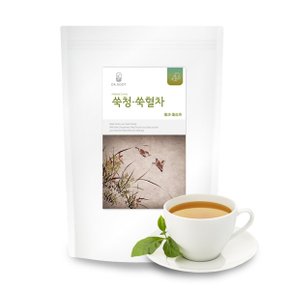 국내산 쑥청차 쑥혈차 삼각티백 100T