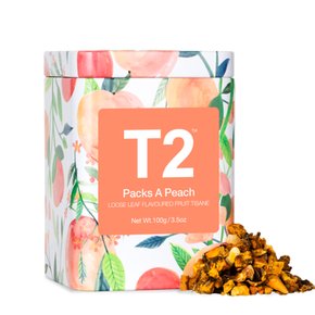 T2 팩스 어 피치 캔 100g / Packs a Peach 100g Icon Tin 2020