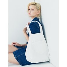 [LWL/엘더블유엘] TWINKLE DENIM TOTE WHITE (트윙클 데님 토트 화이트)