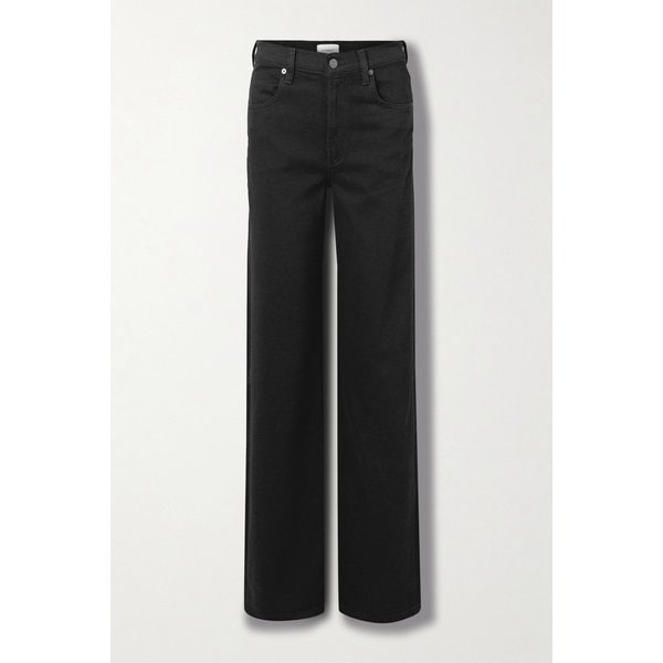 아니나 하이웨이스트 와이드 진 33인치 블랙 46376663162944741