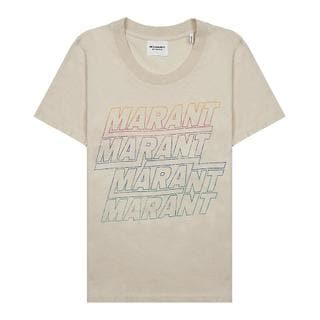 이자벨마랑 여성 질리아니 로고 티셔츠 TS0148FA B1N09E 23EC