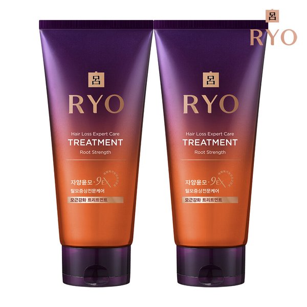 자양윤모 9EX 탈모증상전문케어 모근강화 트리트먼트 330ml 2개