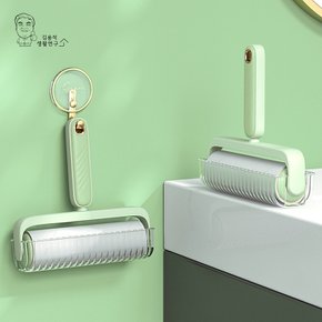돌돌이 테이프 클리너 롤러 청소 크리너 먼지제거 리필 2개