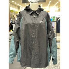 [제주점] [제주점] GOAL STUDIO RIPSTOP OVERSIZED SHIRT JACKET-DARK GREEN-G4MJK103