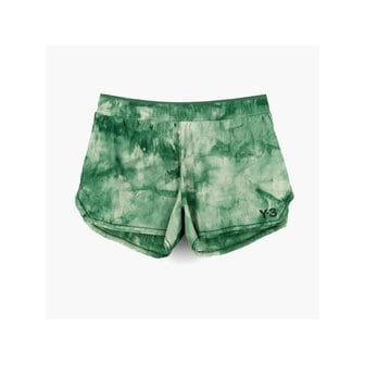 Y-3 [Y3] 26SS 올오버 프린팅 런 쇼츠 그린 그레이 KQ9836