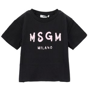 [기간한정세일] 26SS MSGM 키즈 로고 반팔 티셔츠 S6MSJUTH001 110/88-K