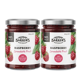  마커스 라즈베리 잼 과일 스프레드 Barkers Raspberry Spreadable Fruit 260g 2개