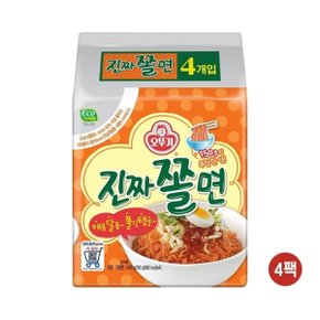 진짜쫄면(150gX4) x 4팩 총16봉