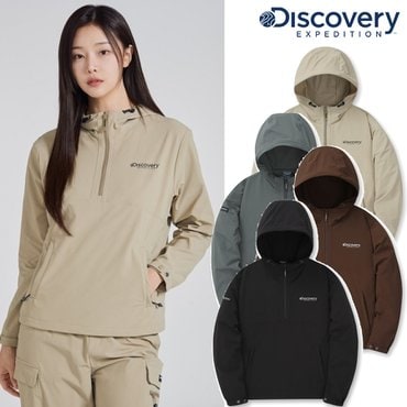 디스커버리 [24F/W] 디스커버리 DWTR36044 여성 우븐 에센셜 트레이닝 아노락 집업 자켓