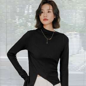 LS Half Turtle Neck Long sleeve Knit_2 Colors