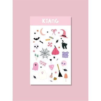 키앙 할로윈 타투 스티커 (해피할로윈)