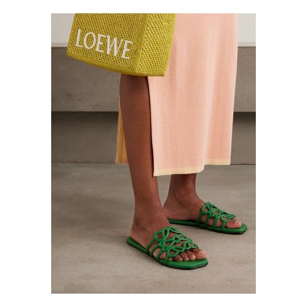 파울라스 이비자 페탈 아나그램 가죽 슬리퍼 46376663162835485