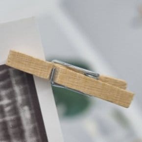 미니 나무집게 인테리어 소품 엽서 사진 집게2.5cm
