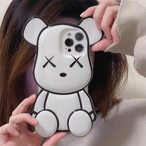 아이폰 14 13 12 11 x xr xs 귀여운 곰돌이 오리 고양이 인형 캐릭터 케이스