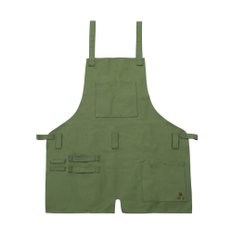 고의 hata 도구 가게 원단의 부드러운 앞치마 OLIVE