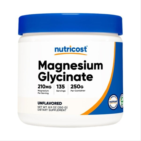 마그네슘 글리시네이트 210mg 무맛 파우더 분말 250g 1통